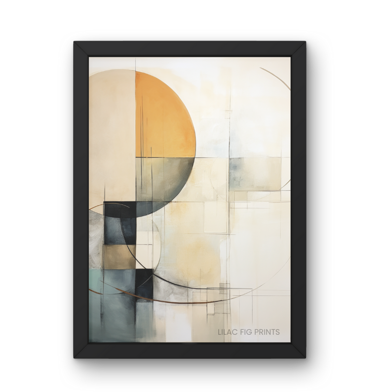 Blissful Abstraction | Modern Digital Wall Art Print | Calm Abstracts Collection