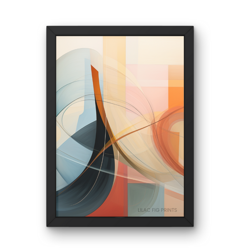 Sonic Flow | Digital Wall Art Print | Minimalist Abstract Collection