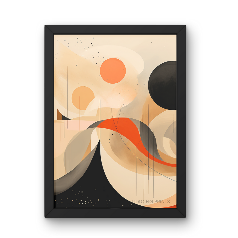 Desert Infusion | Digital Wall Art Print | Warm Abstract Collection