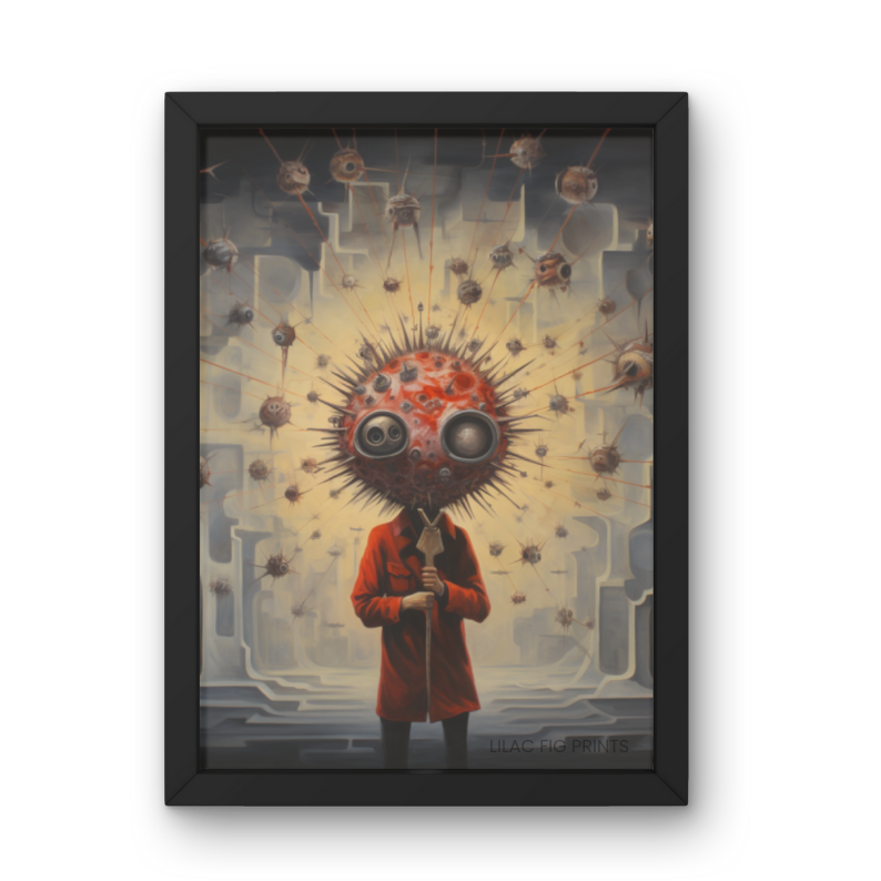 Mastermind | Digital Wall Art Print | Futuristic Abstract Collection