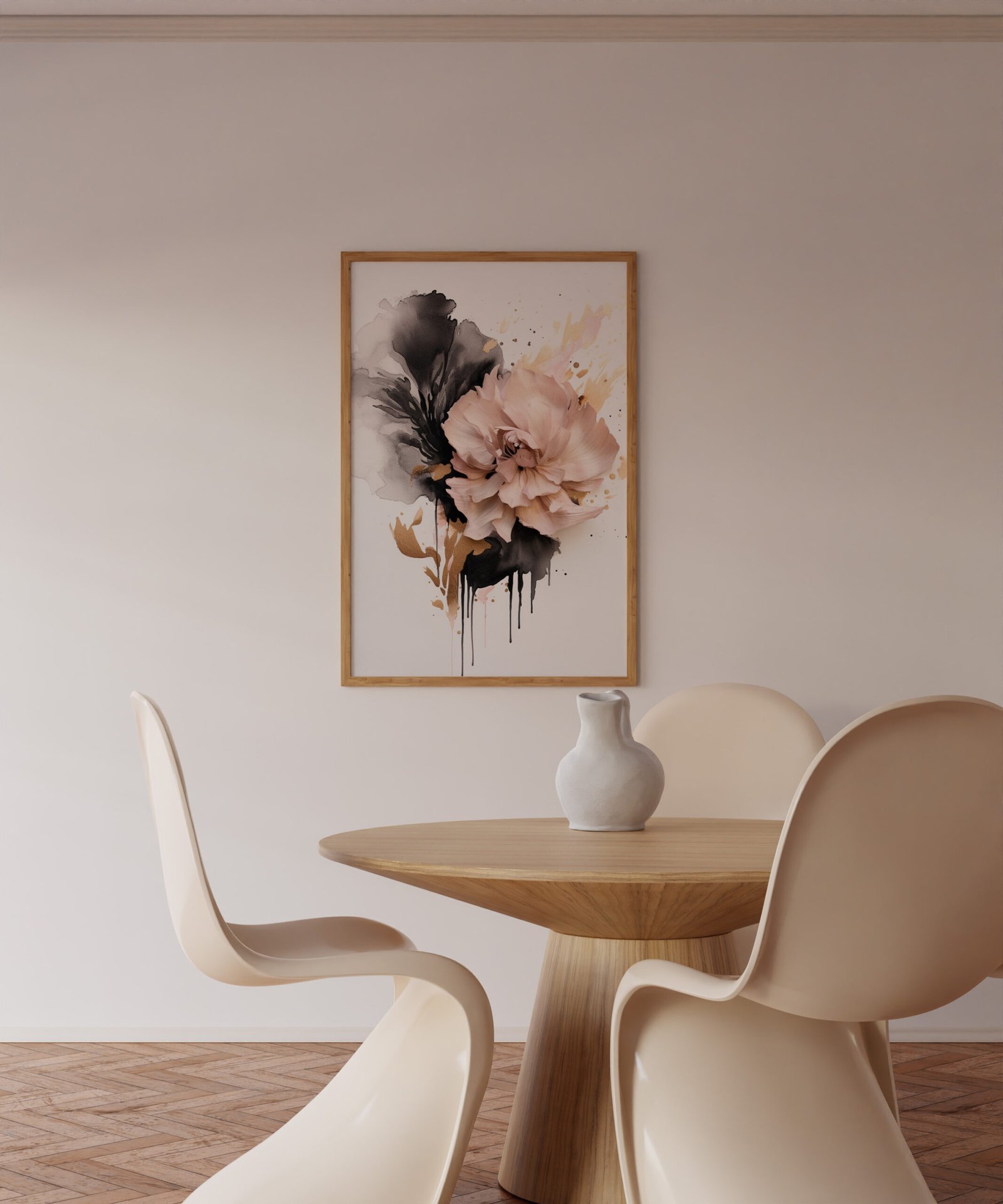 224-NeutralDining Wall 1Pic FL1008