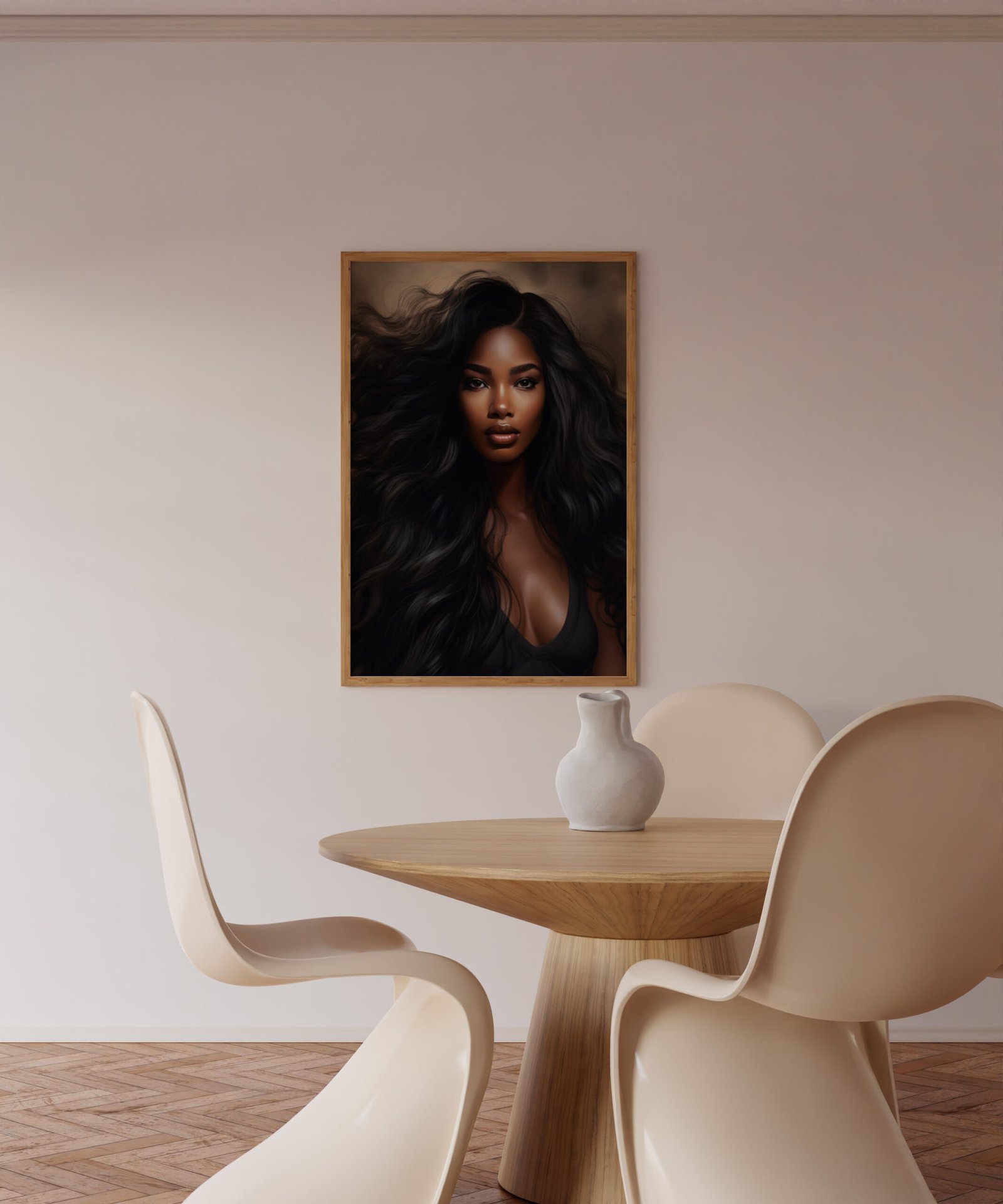 224-NeutralDining Wall 1Pic W1009