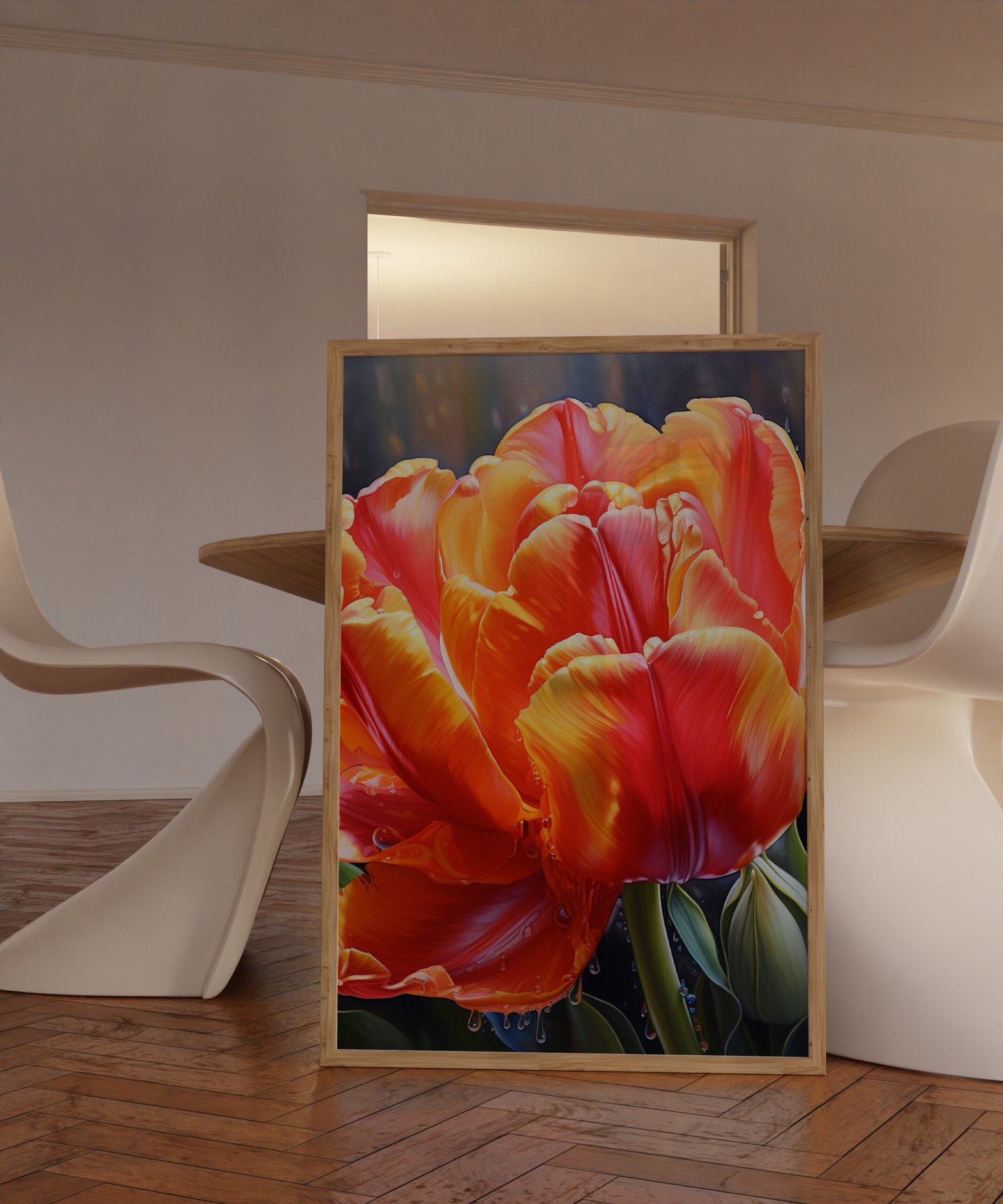 225-Neutral CloseUP Dining 1 Pic FL1062