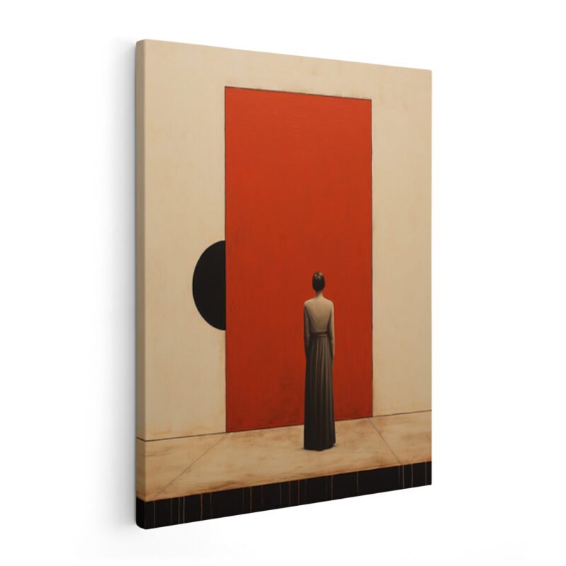 Behind the Door Abstract Art On Wrapped Canvas