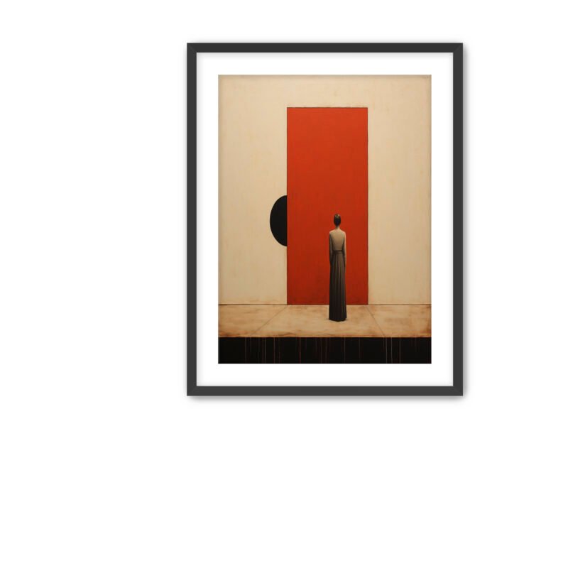 Behind the Door Abstract Framed Fine Art Prints | Fine Art Collection
