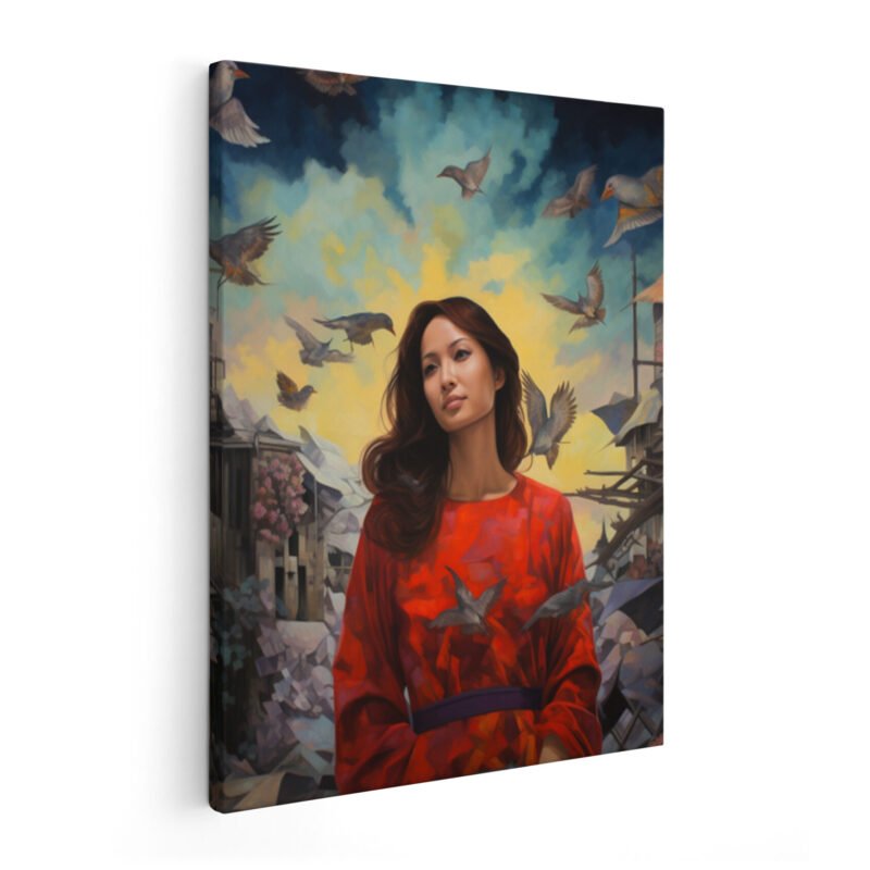 Joy Luck On Wrapped Canvas