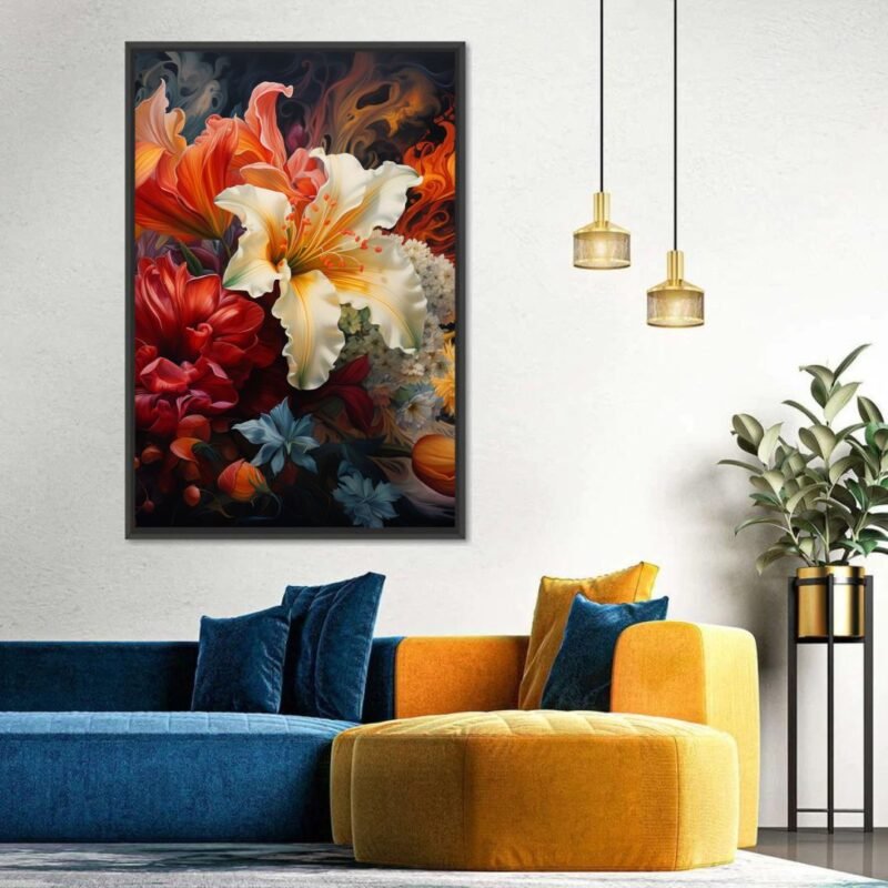 Vivid Blooms Wall Art