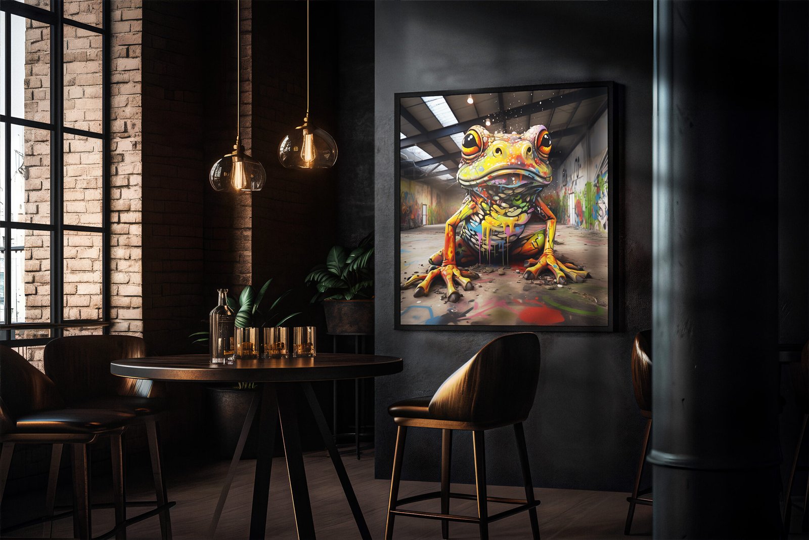 Lounge Black Frame SQ S1008