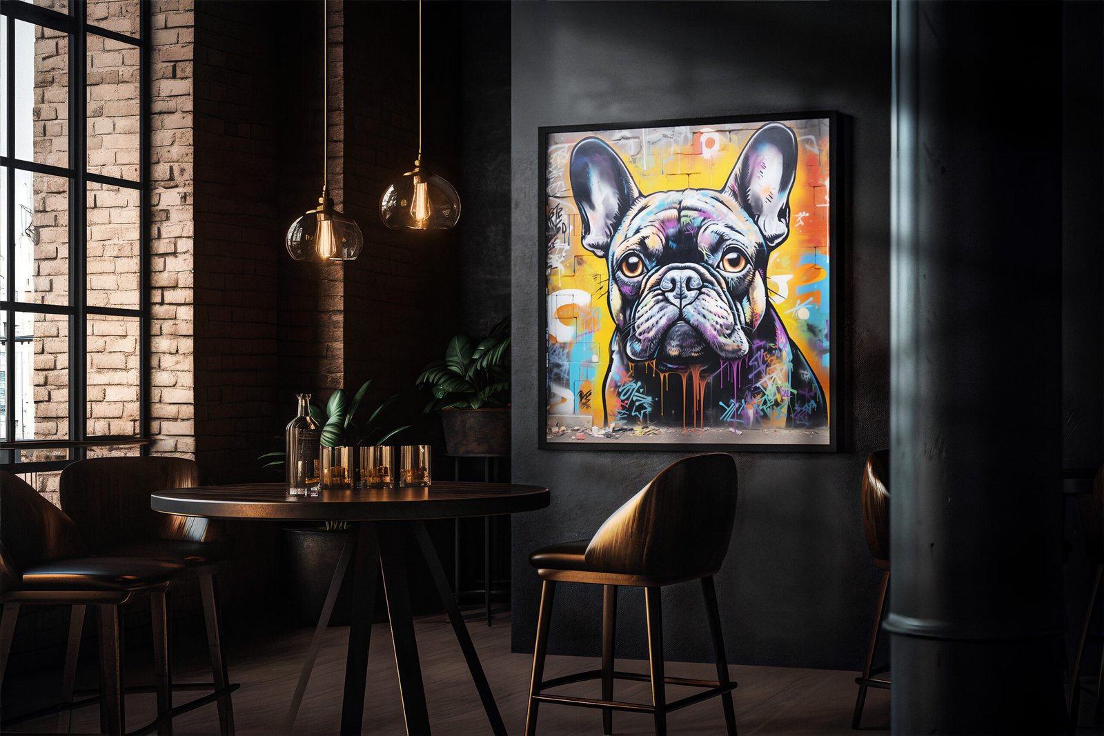 Lounge Black Frame SQ S1012