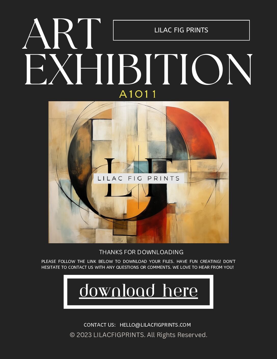 PRINTABLE WALL ART A1011