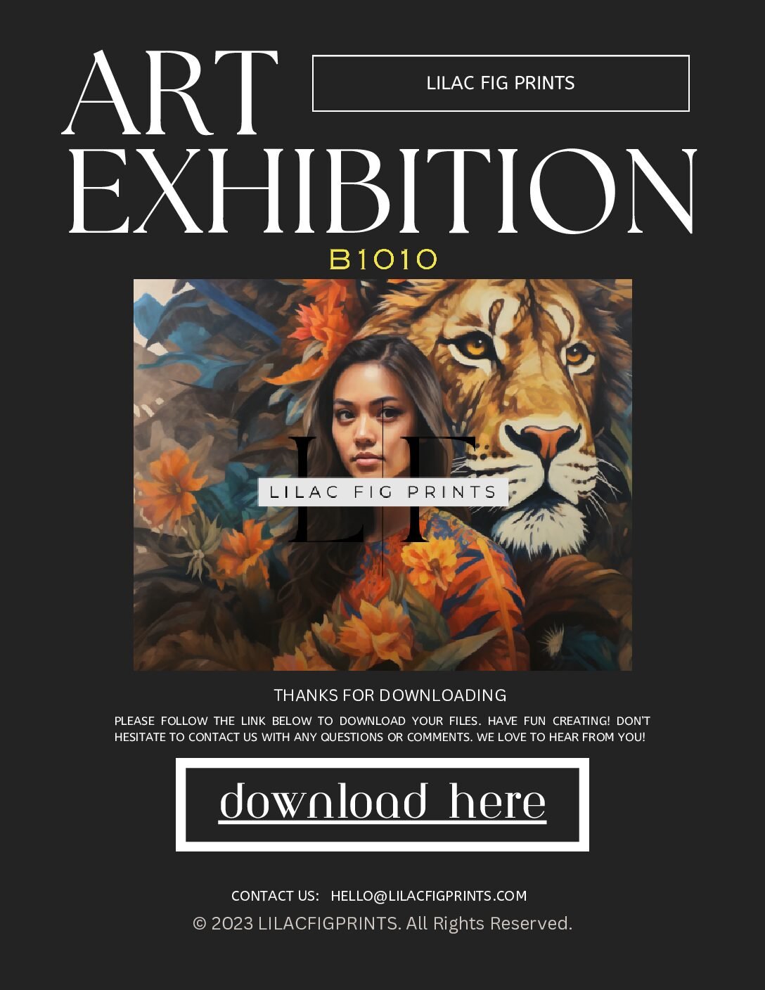 PRINTABLE WALL ART B1010