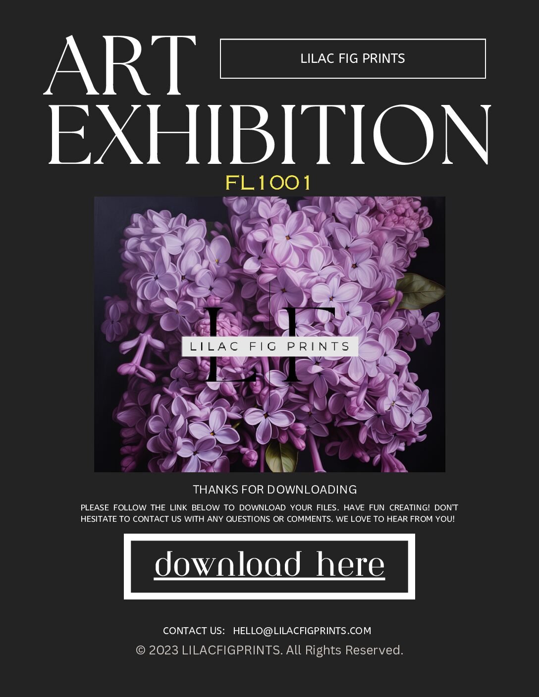 PRINTABLE WALL ART FL1001