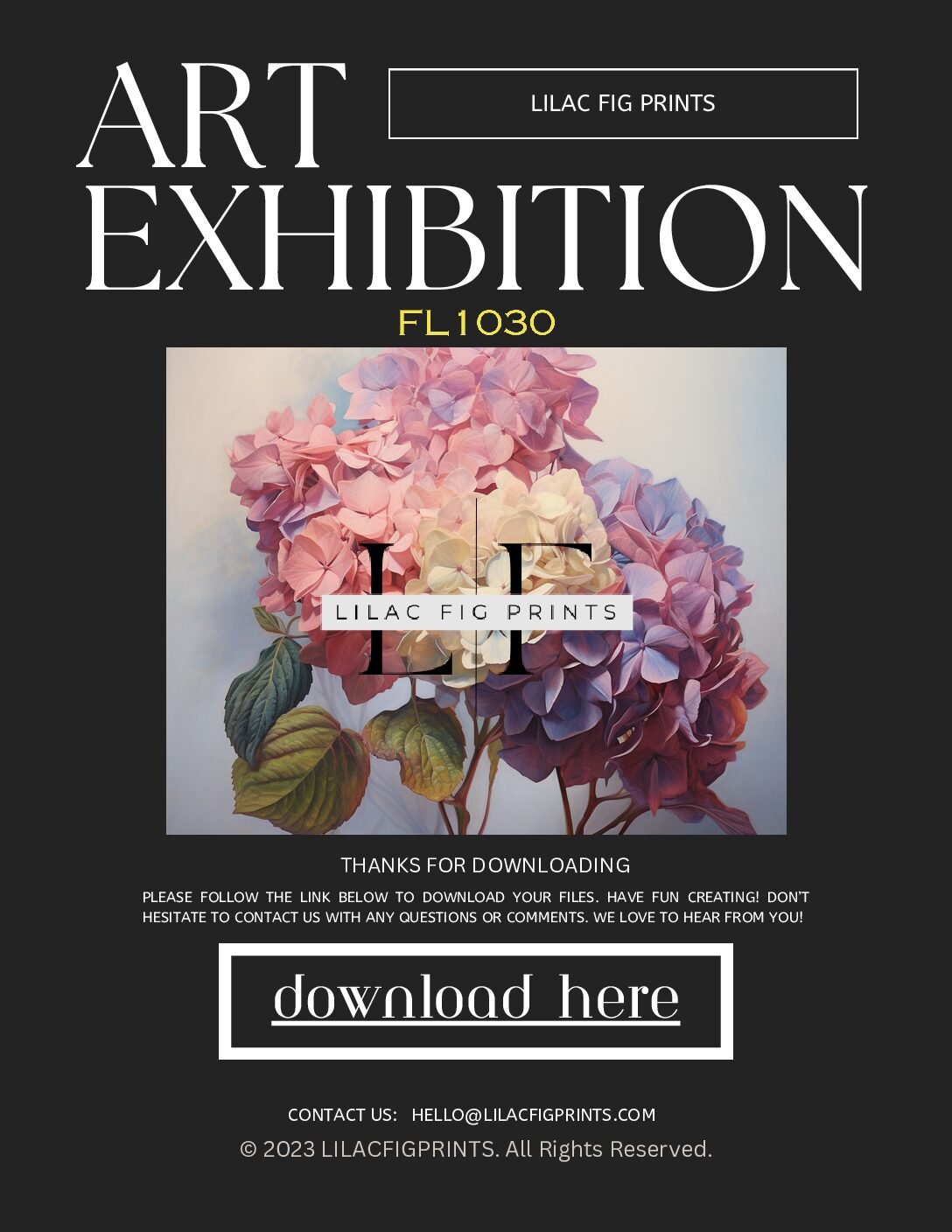 PRINTABLE WALL ART FL1030