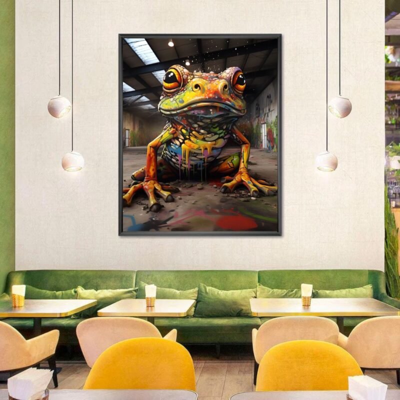 Graffiti Frog Wall Art
