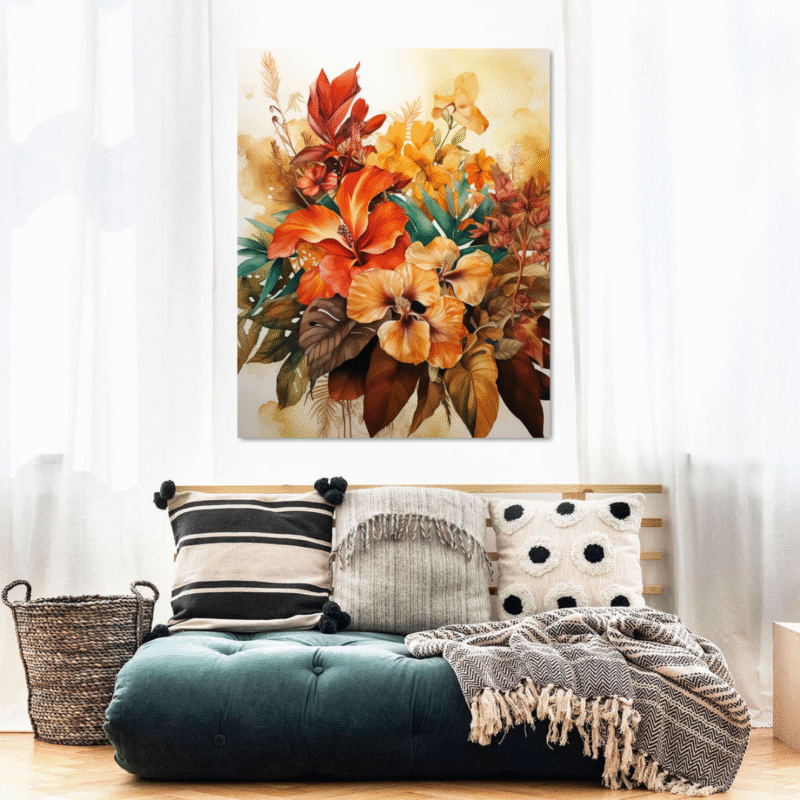Watercolor Bouquet Wall Art