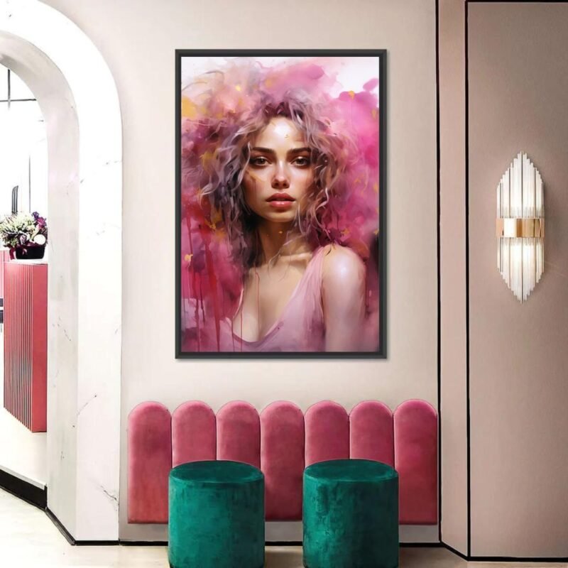 Pink Stare Wall Art