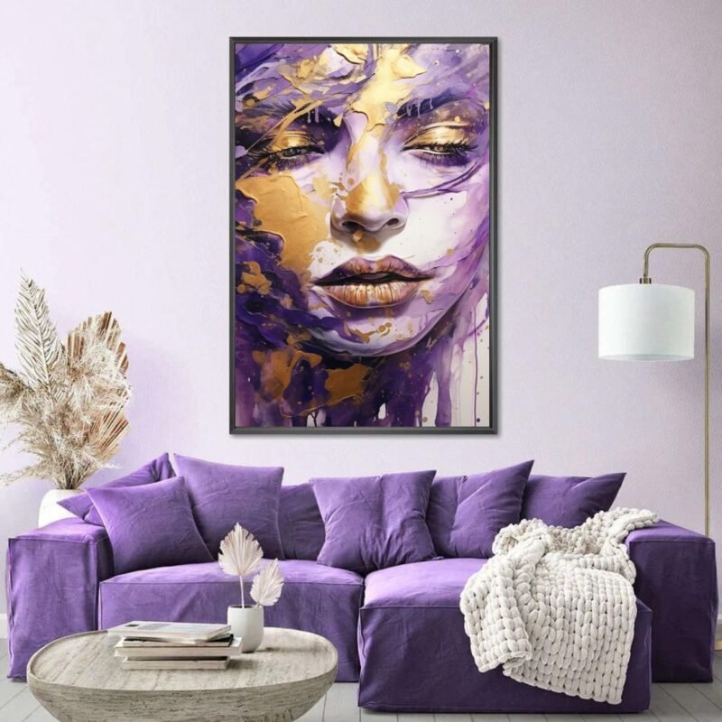Her Purple Passion Wall Art