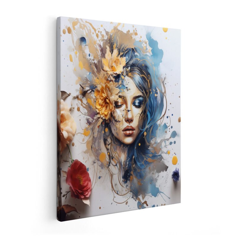 Be Beautiful Canvas Prints | Watercolor Wrapped Canvas Collection