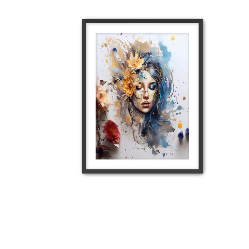 Be Beautiful Watercolor Framed Fine Art Prints | Fine Art Collection