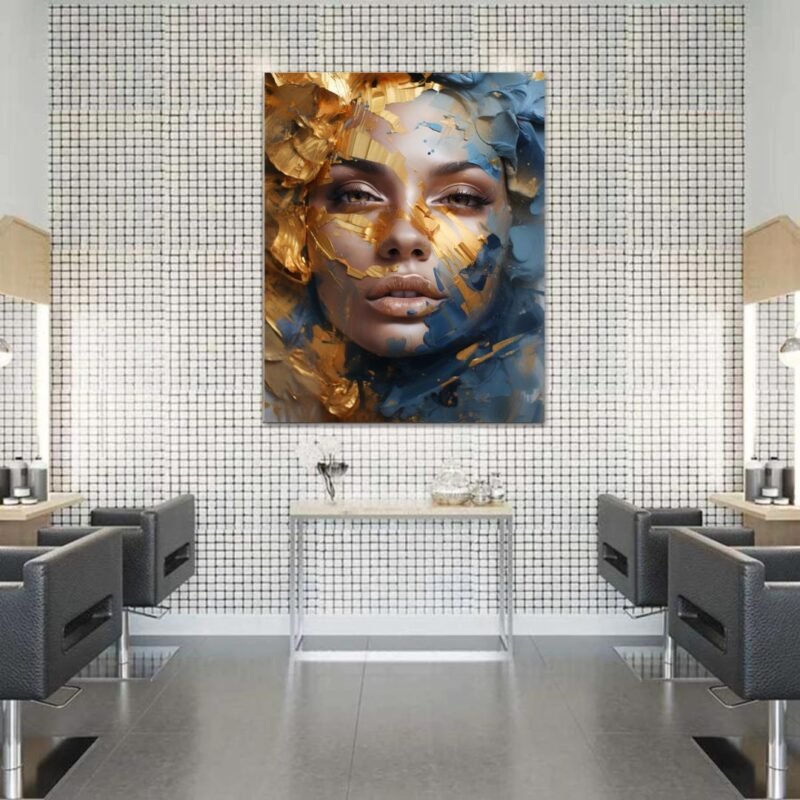 Golden Gaze Wall Art