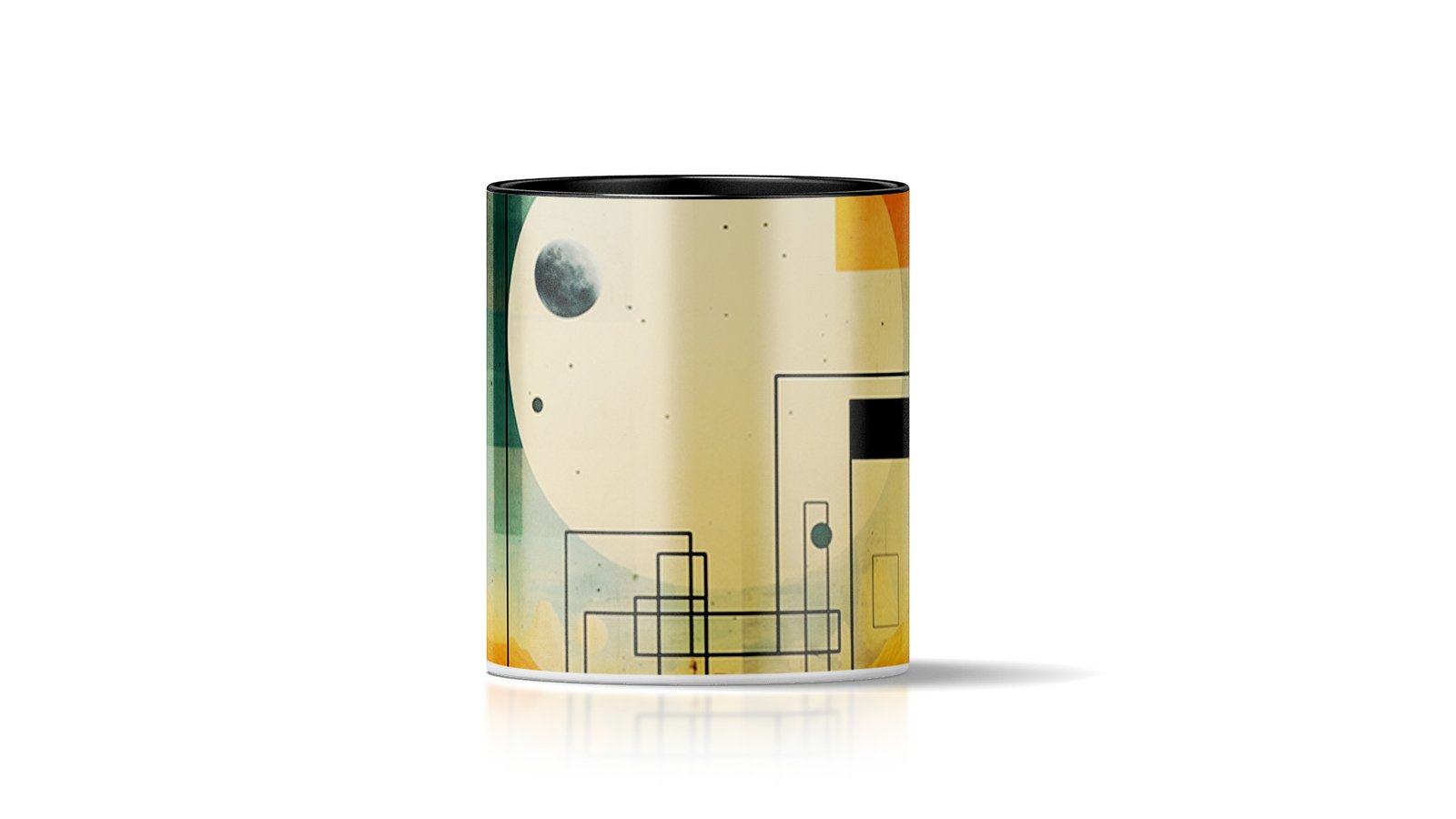 Retro Mountains Art Personalized Mug | Majestic Fine Art Customized Mug | Drinkware Coffee Lover - Image 1