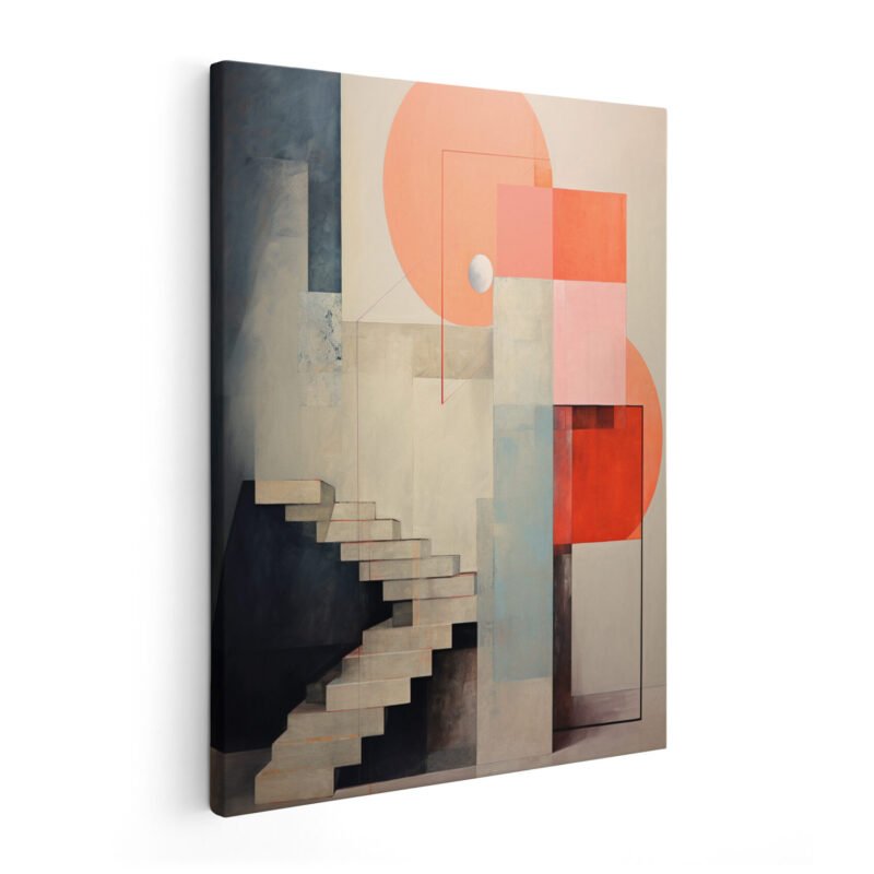 Abstract Ascend Canvas Prints | Geometric Art Wrapped Canvas Collection