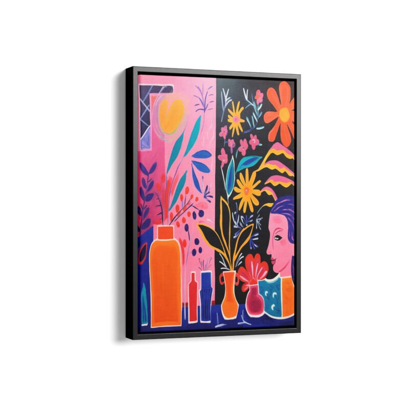 Vibrant Pottery Framed Canvas Prints | Bold Framed Canvas Collection