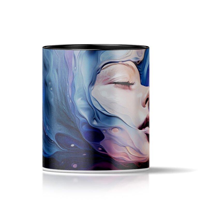 Fluid Summer Hues Customized Abstract Fine Art Mug | Personalized Ceramic Mug | Coffee Lover Unique