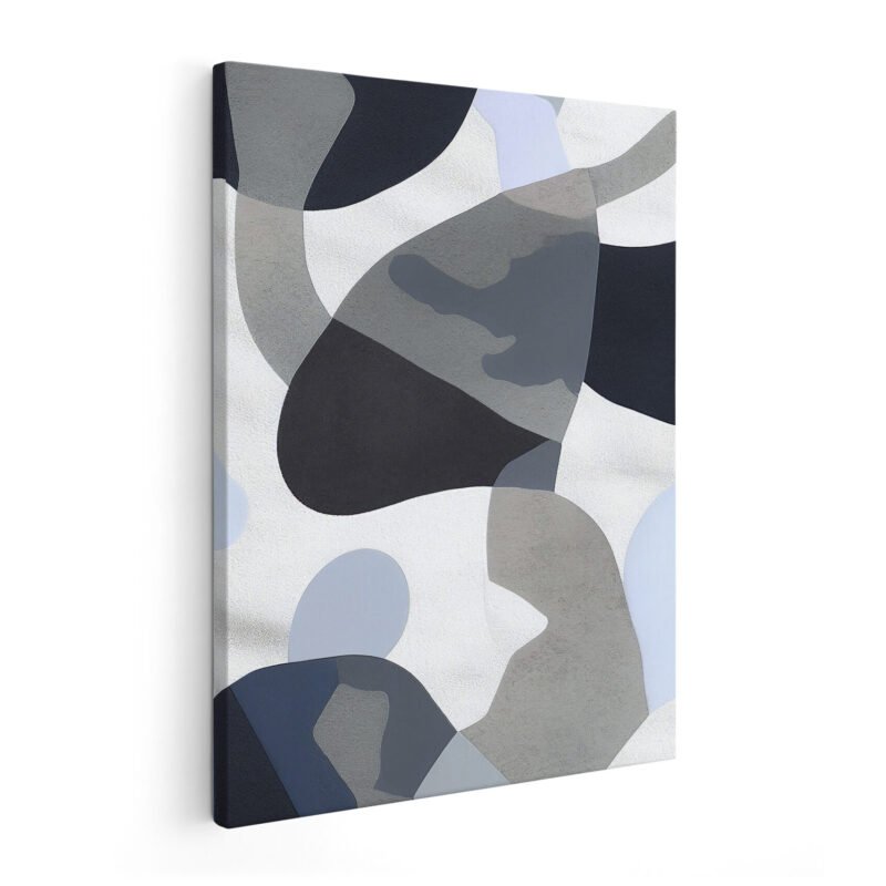 Nebula Blue Canvas Prints | Abstract Wrapped Canvas Collection