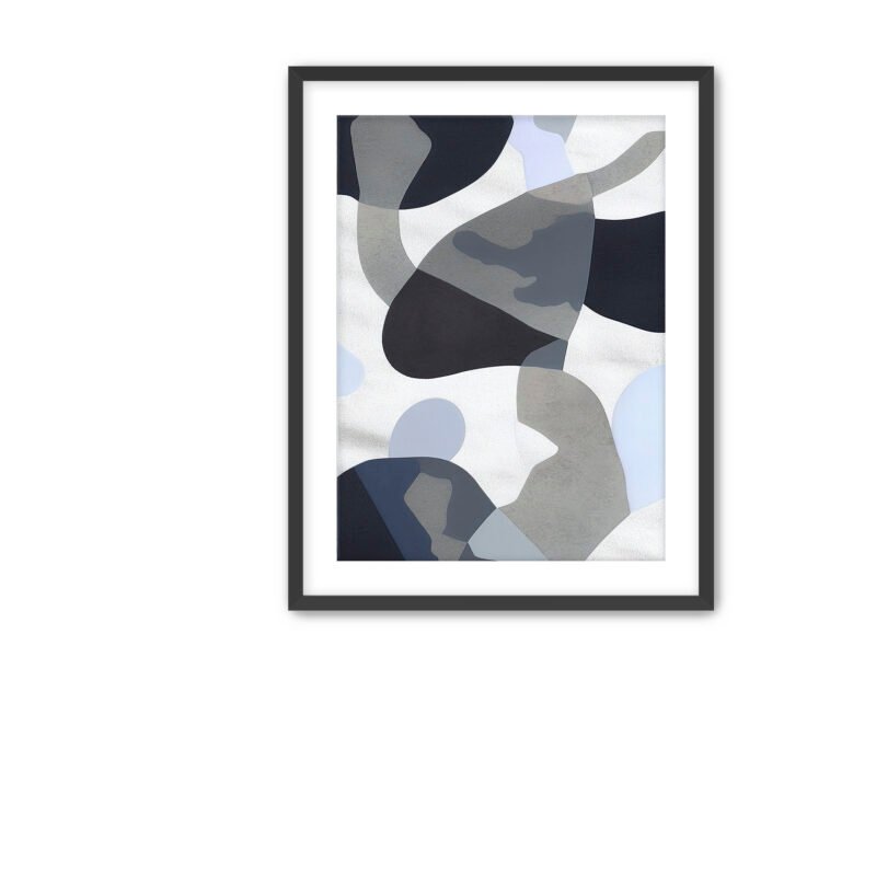 Nebula Blue Framed Fine Art Prints | Abstract Fine Art Collection