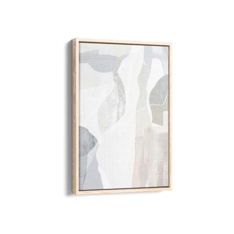 Neutral Hues Framed Canvas Prints | Abstract Framed Canvas Collection