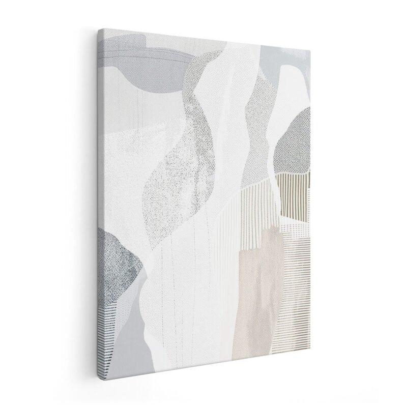 Neutral Hues Canvas Prints | Abstract Wrapped Canvas Collection